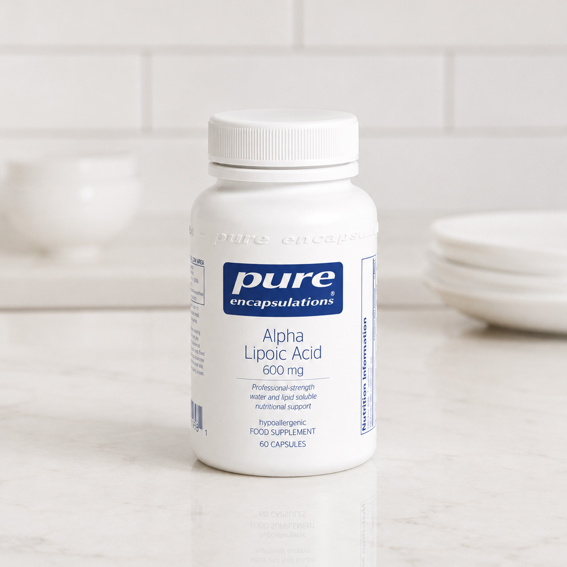Alpha Lipoic Acid 600mg 60caps (PureEncap) - Image 2