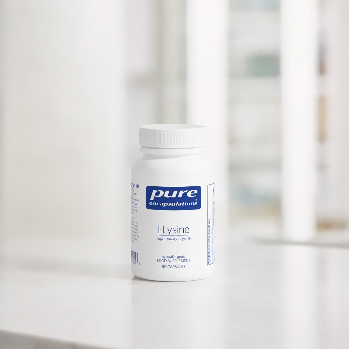 L-Lysine 500mg 90cap (PureEncap) - Image 2