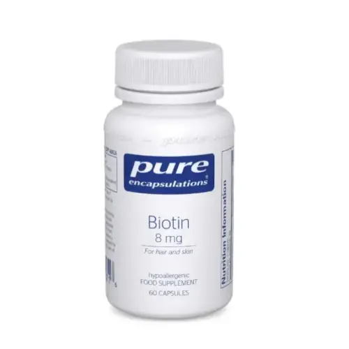 Biotin 8mg 60caps (PureEncap)