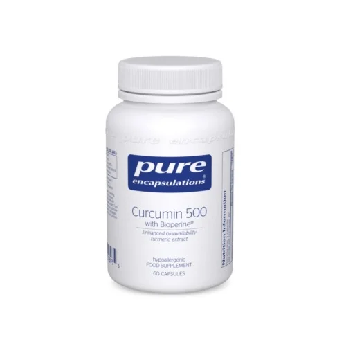 Curcumin 500 with BioPerine 60caps (PureEncap) 500mg