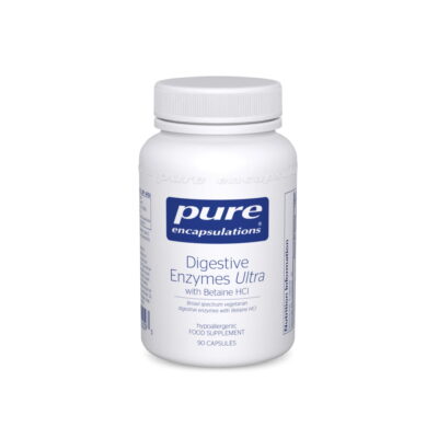 Digestive Enzymes Ultra With Betain HCl 90caps (PureEncap)