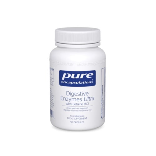 Digestive Enzymes Ultra with Betain HCl 90caps (PureEncap)