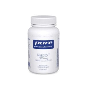 Niacitol (no-flush niacin) 500mg 60caps (PureEncap)