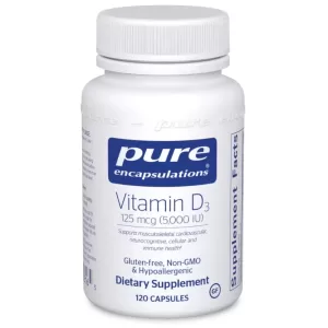 Vitamin D3 5000iu 120caps (PureEncap)