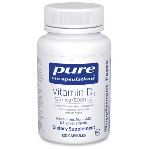Vitamin D3 5000iu 120caps (PureEncap)