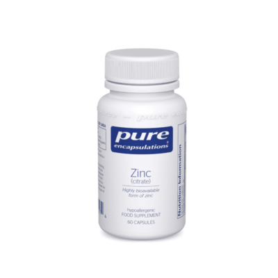 Zinc (citrate) 30mg 60caps (PureEncap)
