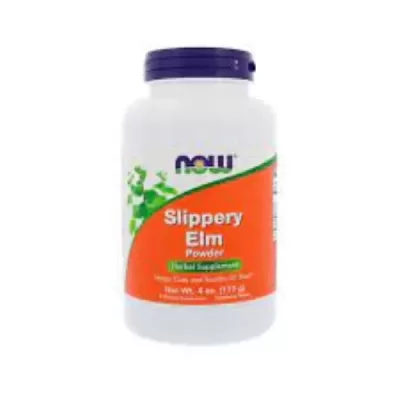 Slippery Elm Powder (Ulmus Fulva, bark) 113g (Now)