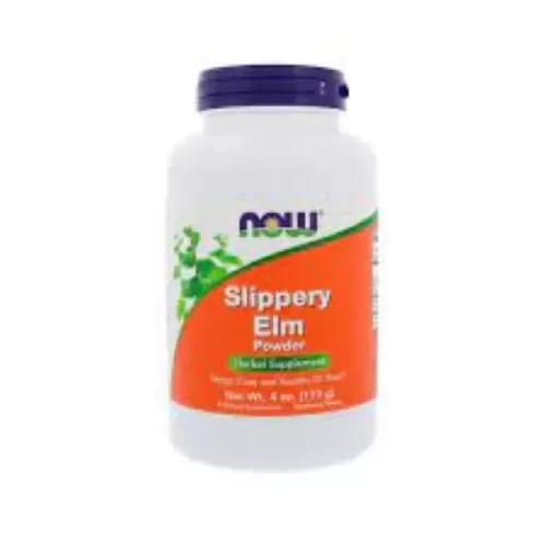 Slippery Elm Powder (Ulmus Fulva, bark) 113g (Now)