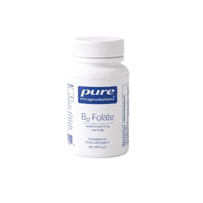 B12 Folate 800mcg/800mcg 60caps (PureEncap)