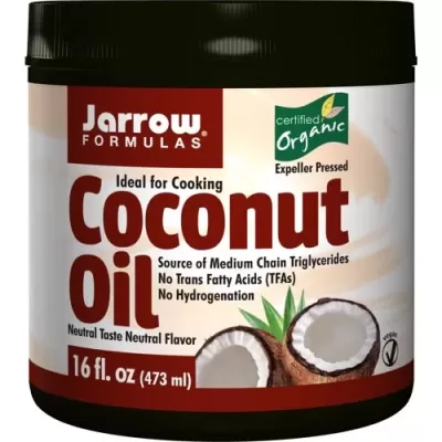 Coconut Oil (Organic) No Scent/No Flavour 473ml (Jarrow)