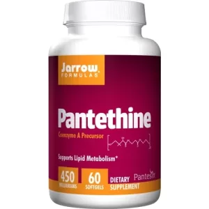 Pantethine deriv. of Vitamin B5 450mg 60softgels
