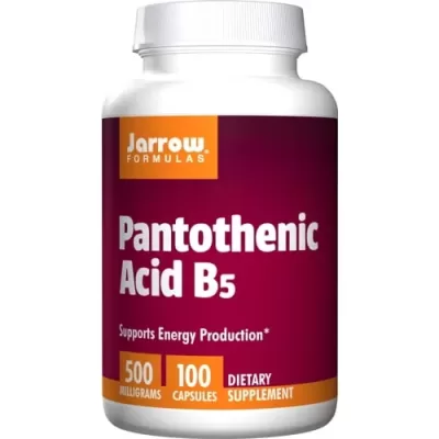 Pantothenic Acid B5 500mg 100caps (Jarrow)