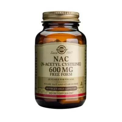 NAC (N-Acetyl Cysteine) 600mg 60caps (Solgar)