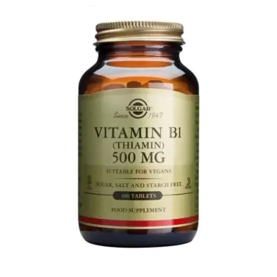 Vitamin B1 (Thiamin) 500mg 100tabs (Solgar)