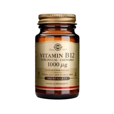 Vitamin B12 (Cobalamin) 1000ug 100nuggets (Solgar)