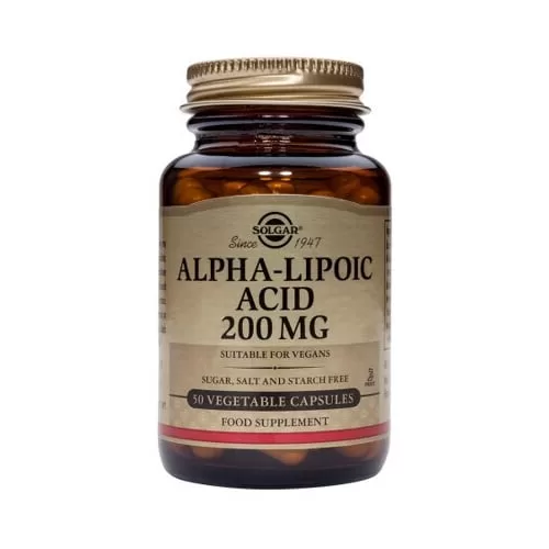 Alpha Lipoic Acid 200mg 50caps (Solgar)
