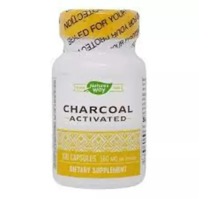 Activated Charcoal 280mg 100caps (Nature’s Way)