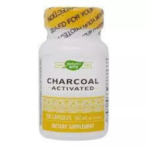 Activated Charcoal 280mg 100caps (Nature's Way)