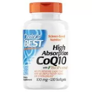 CoQ10 100mg with BioPerine 120caps (DoctorsBest)
