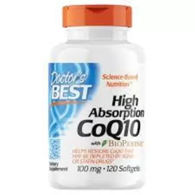 CoQ10 100mg with BioPerine 120caps (DoctorsBest)