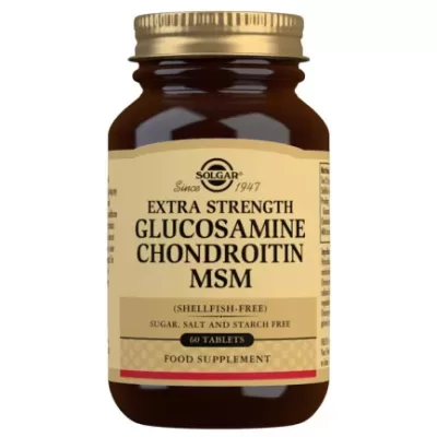 Extra Strength Glucosamine Chondroitin MSM 60tabs (Solgar)