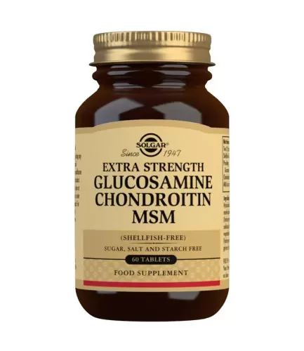 Extra Strength Glucosamine Chondroitin MSM 60tabs (Solgar)