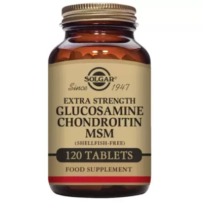 Extra Strength Glucosamine Chondroitin MSM 120tabs (Solgar)