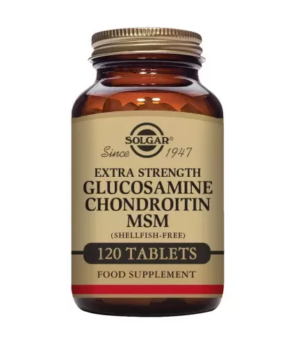 Extra Strength Glucosamine Chondroitin MSM 120tabs (Solgar)