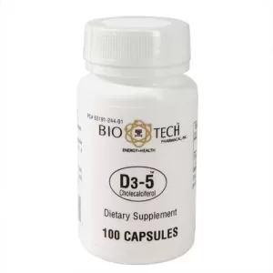 D3-5 (vit D) 5000iu 100caps (BioTech)