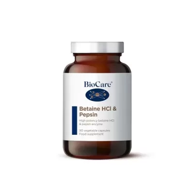 Betaine HCl & pepsin 90caps (BioCare)