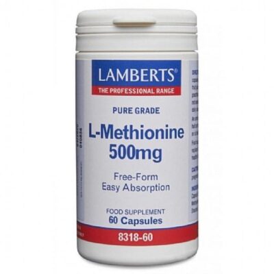 L-Methionine 500mg 60caps (Lamberts)