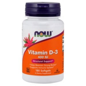 Vitamin D3 400iu 180softgels (Now)